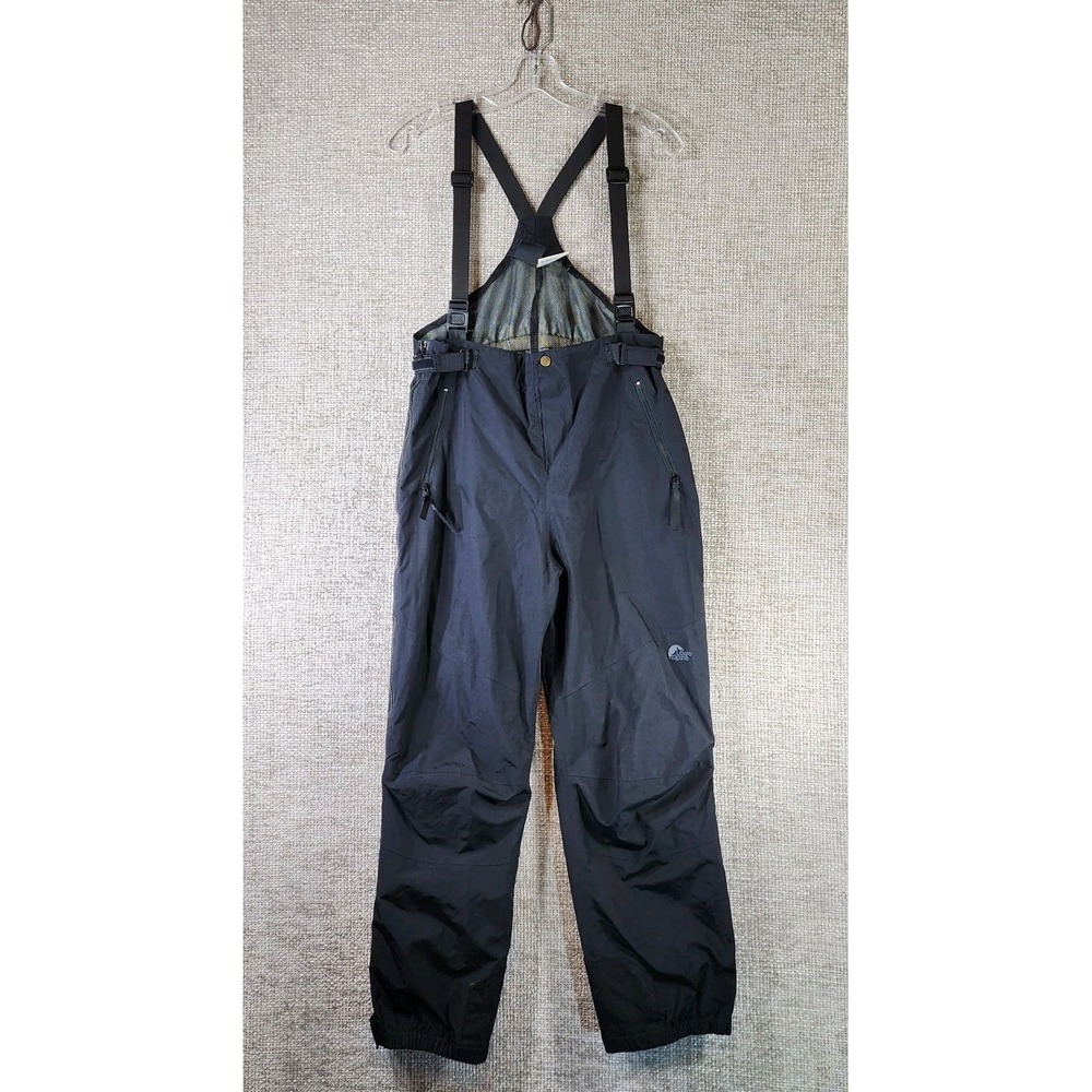 Lowe Alpine Triple Point Water Resistant‎ Bibs Large 30x26 Black Side Zip